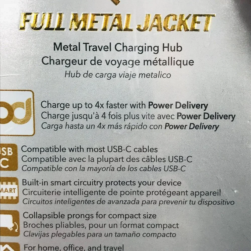 Qmadix Premium Home Charger Single Port Metal Travel Charger New In Package